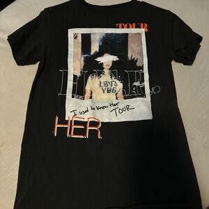 Black Graphic H.E.R Tour T-Shirt
